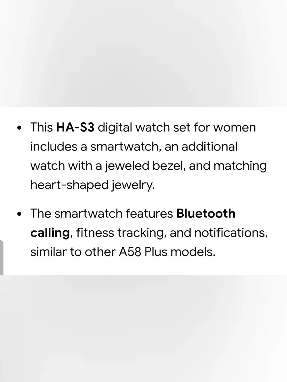 NEW Sealed Box Smartwatch & Jewelry Set